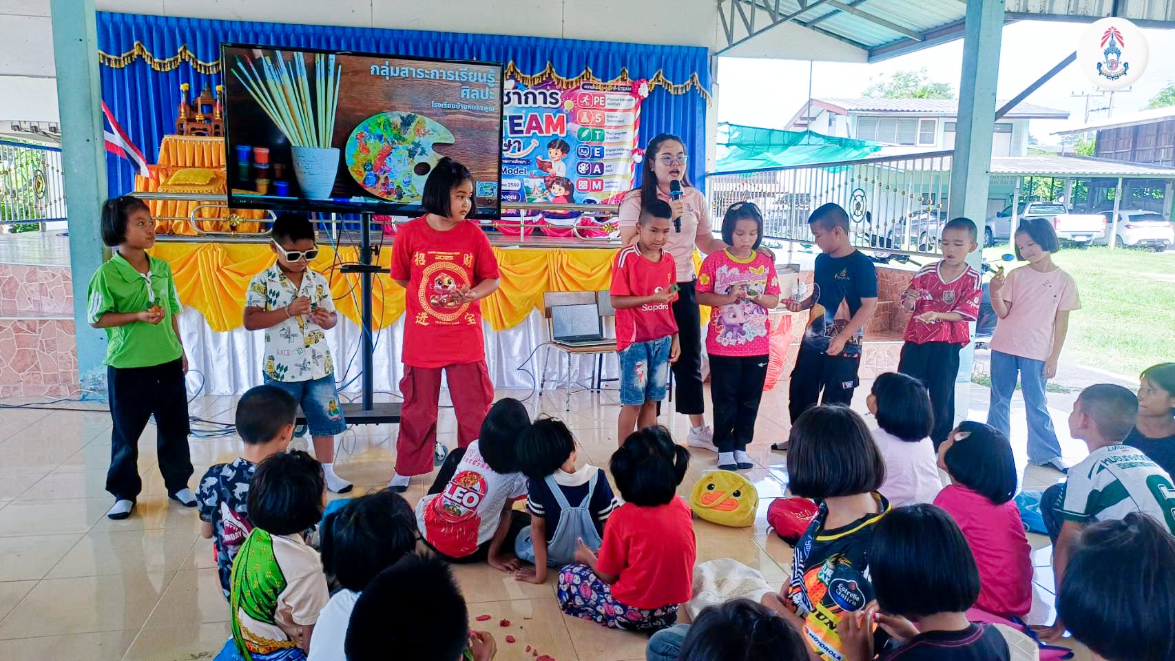 ประมวลภาพบรรยากาศ กิจกรรมสัปดาห์วิชาการ บูรณาการ PE-STEAM หรรษา ตามแนวทางการพัฒนาคุณภาพการศึกษา I AM BNK Model วันพุธ ที่ 22 กรกฎาคม 2569 กิจกรรมกลุ่มสาระการเรียนรู้ศิลปะ ครูผู้ดูแลกิจกรรม คุณครูพนิดา เชิงหอม คุณครูสุภาณี อันโน